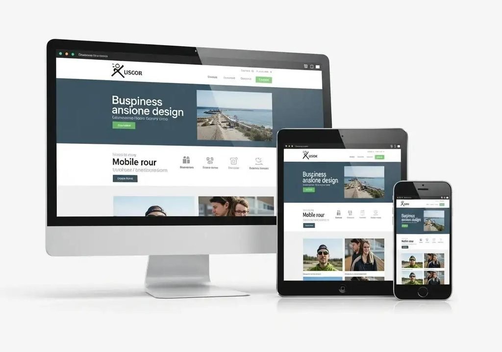 Example business website
